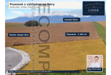 Obrázok pre Pozemok s naj výhľadom, min. 600 m² v novej lokalite – Spišská Belá, časť Strážky