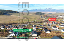 Obrázok pre Pozemok pre výstavbu rodinného domu s TOP výhľadom 517m2 v obci Vlková