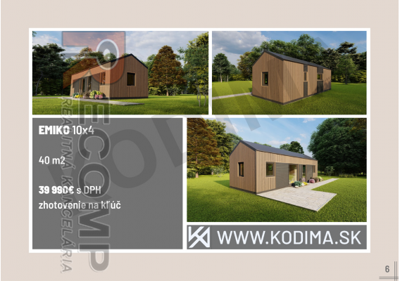 Obrázok pre Novostavba modulového domu alebo chaty s TOP výhľadom v obci Vyšné Ružbachy