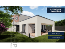 Vizualizácia exteriéru – Rezidencia Tvarožná