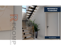 Vizualizácia interiéru – Rezidencia Tvarožná
