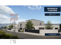 Vizualizácia exteriéru – Rezidencia Tvarožná